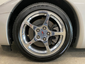 2004 Chevrolet Corvette Coupe Silver Wheel View