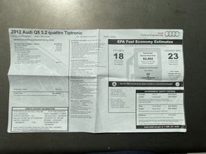 2012 Audi Q5 3.2L Prestige