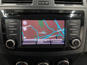 2013 Mazda MazdaSpeed3 Touring Manual  Navigation Map