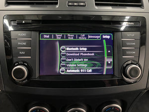 2013 Mazda MazdaSpeed3 Touring Manual Bluetooth Set Up Screen