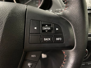 2013 Mazda MazdaSpeed3 Touring Manual Steering Wheel Controls