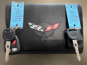 2004 Chevrolet Corvette Coupe Silver Keys and Manual