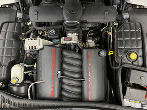 2004 Chevrolet Corvette Coupe Silver Engine View